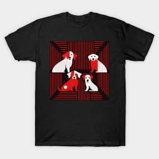 Abstract Dogs T-Shirt